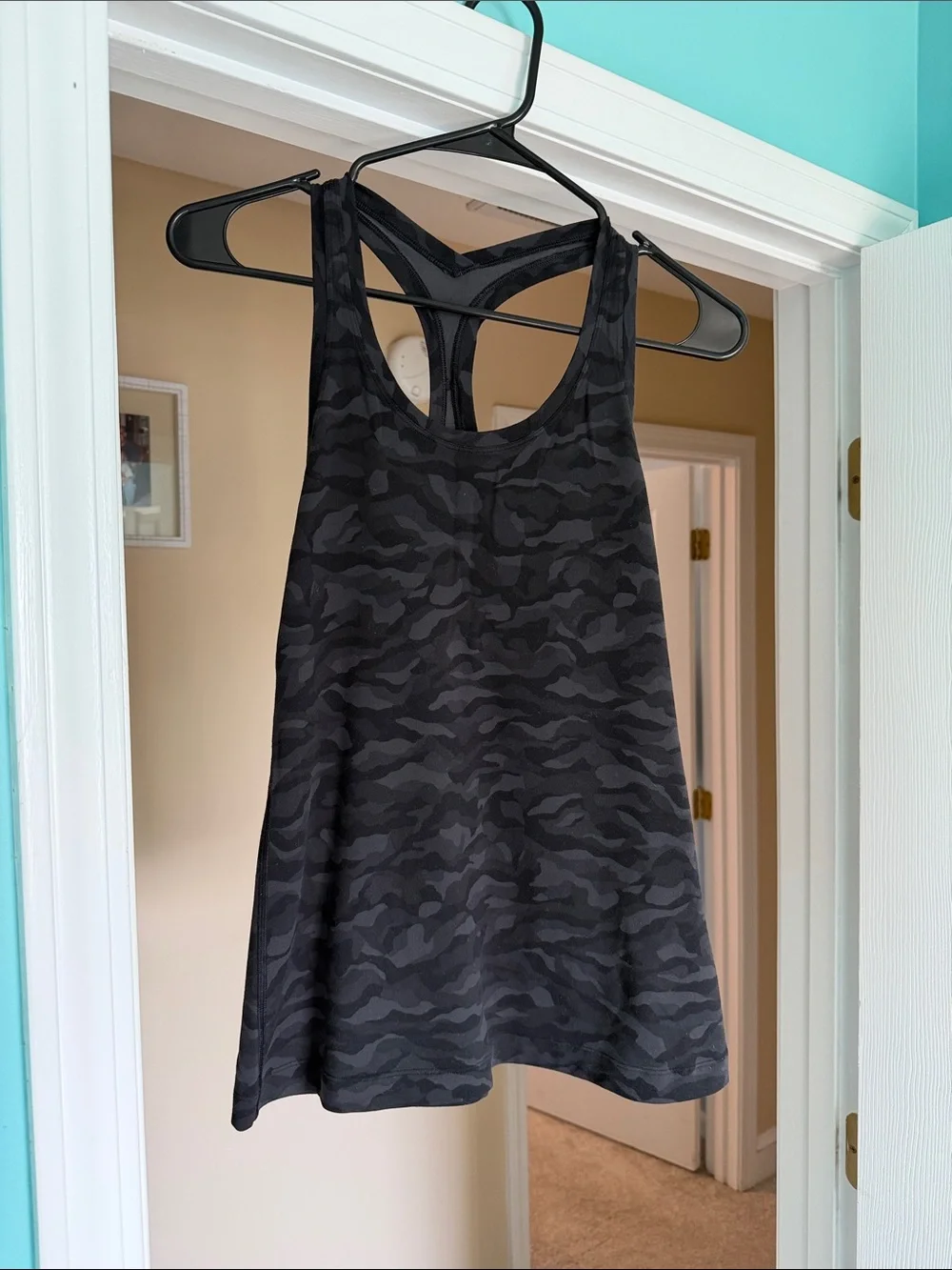 lululemon athletica Black Camo Racerback Tank